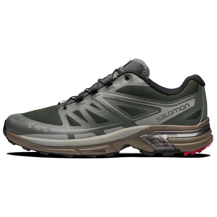 Мужские кроссовки Salomon XT-Wings 2 (сине-зеленые)