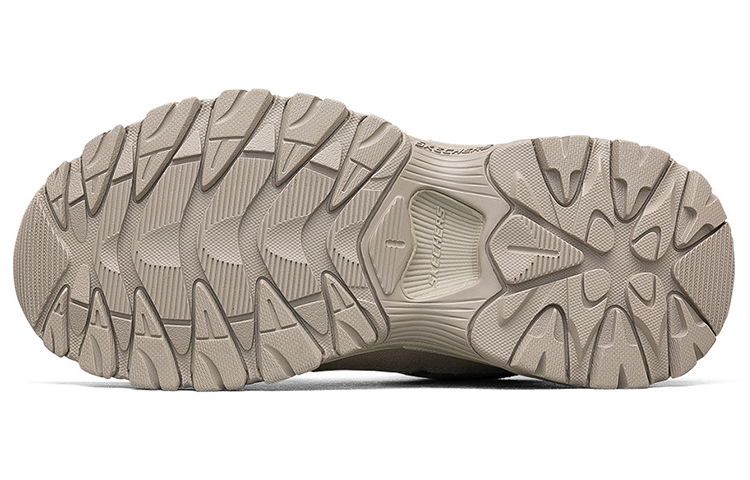 Женские кроссовки Skechers D'Lites (серо-коричневые) — фото 6