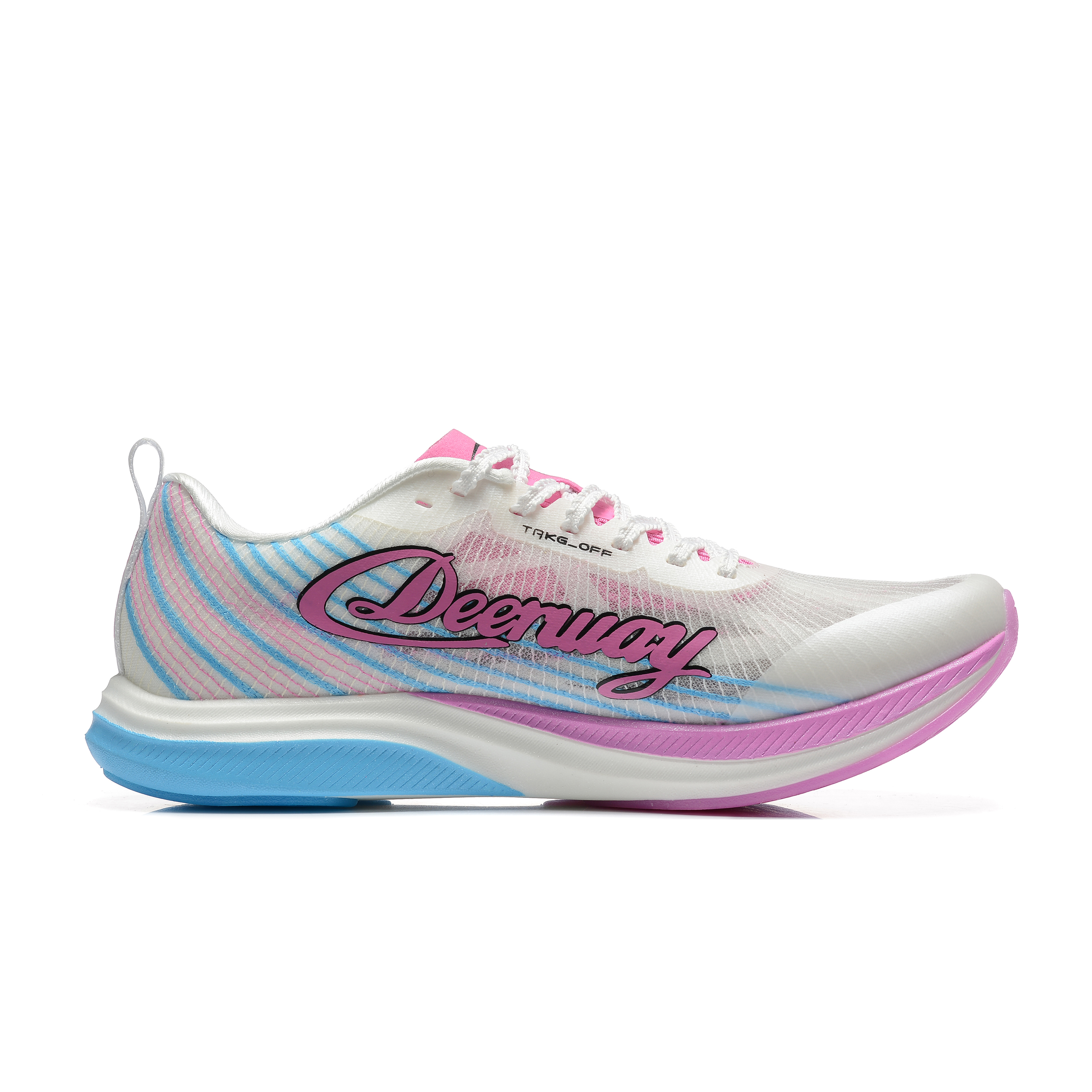 DEERWAY Running Shoes Unisex Mismatched Green Plum Cooking Wine
