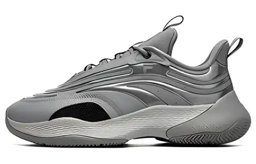 FILA FUSION Ray 2 Textile, Top Grain Cow Leather Low top Chunky Sneakers Black Gray