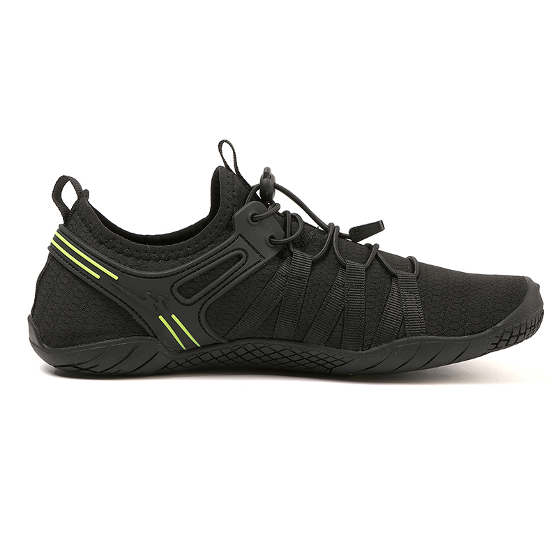 Binary Slip Resistant Quick Dry Lightweight Low top Outdoor Shoes Unisex Black