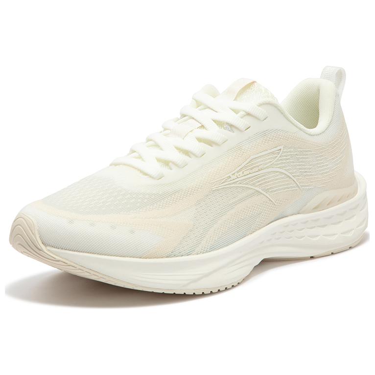 361° Flying Fish 3.0 Comfortable And Breathable Cushioning, Wear Resistant Low top Running Shoes Women’s Ecru