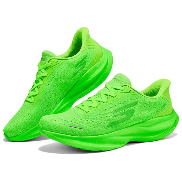 Skechers MEN’S GO Cushioning Breathable Support Running Shoes Men’s Neon Green