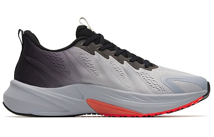 Anta Comfortable Cushioning Slip Resistant Low top Running Shoes Men’s Gray Black