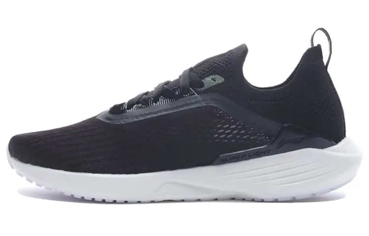 Li Ning Super Light 17 TPU Slip Resistant Cushioning Breathable Low top Running Shoes Women's Black