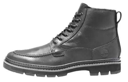 Timberland Port Union Moc Toe Waterproof Leather Boot 'Black'