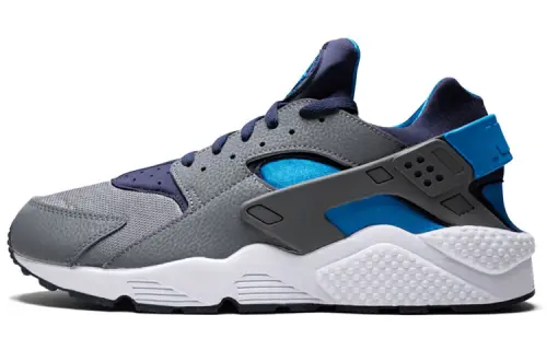 Nike Air Huarache Run Cool Grey Midnight Navy Photo Blue