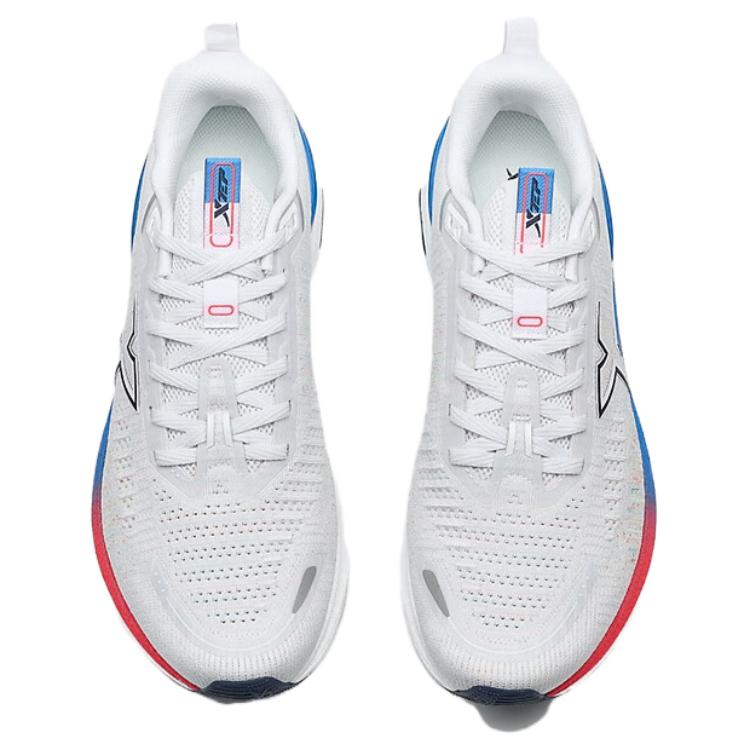XTEP Cushioning Rebound Low top Running Shoes Men’s White Red Blue