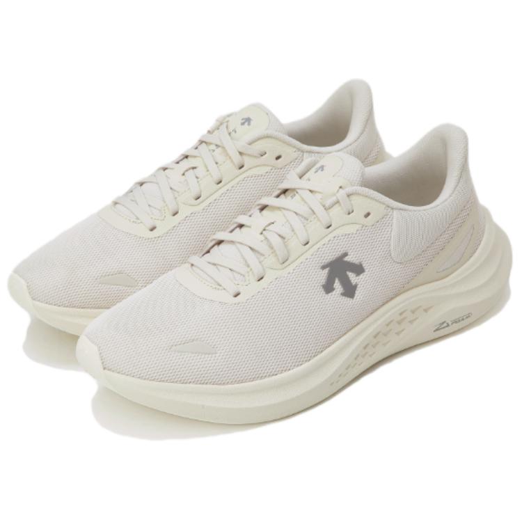 DESCENTE Z Soft Slip Resistant Abrasion Resistant Low top Running Shoes Unisex Beige