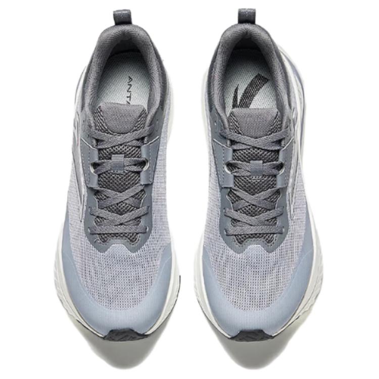 Anta Cushioning Abrasion Resistant Breathable Low top Running Shoes Men’s Gray