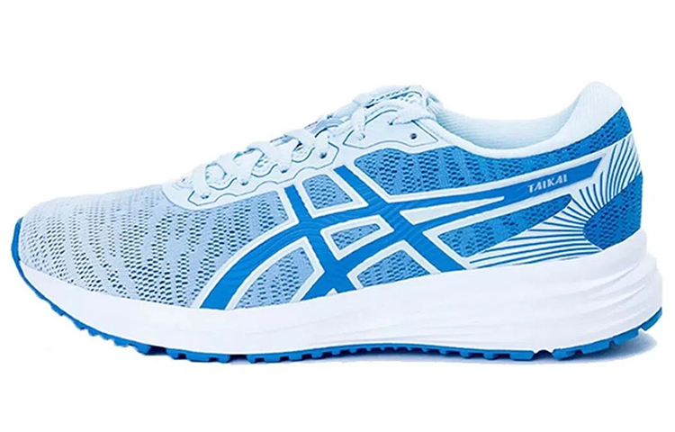 Asics Taikai Casual Fabric Breathable, Lightweight, And Abrasion Resistant Low top Running Shoes Women's Blue