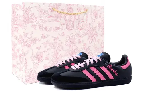 Adidas Originals SAMBA OG Abrasion Resistant, Lightweight, And Breathable Low top Skateboard Shoes Unisex