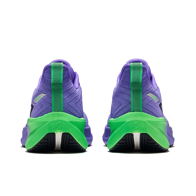 Erke Lightning 4 Running Shoes Men’s Low Top Fluorescent Purple