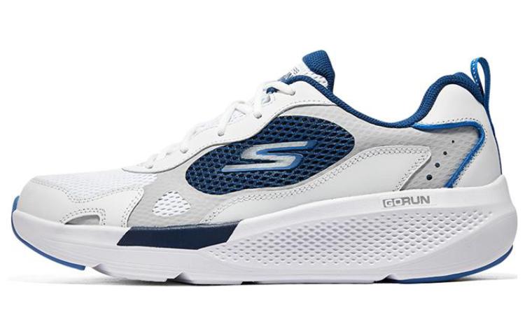 Skechers GO RUN Elevate Comfortable Mesh Low top Running Shoes Men’s Blue White