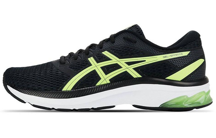 Asics Gel Sparta Comfortable Fabric Low top Running Shoes Men's Black Yellow
