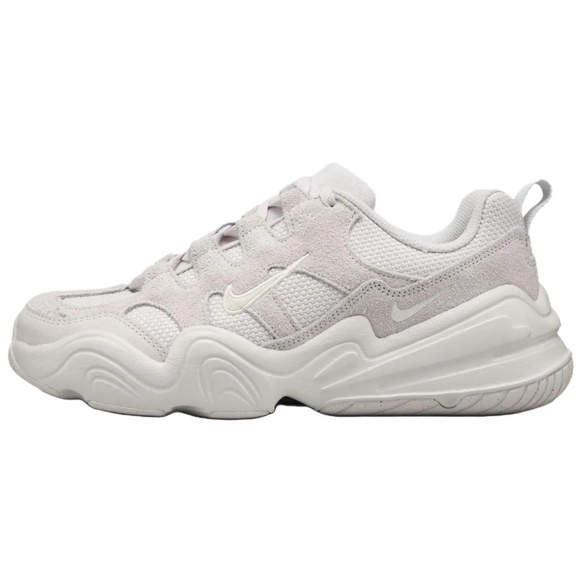 Nike Tech Hera Slip Resistant Abrasion Resistant Low top Chunky Sneakers Women's Gray