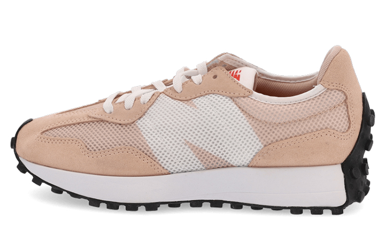 New Balance NB 327 classic logo fabric shock-absorbing and wear-resistant low-top marathon training running shoes women's pink