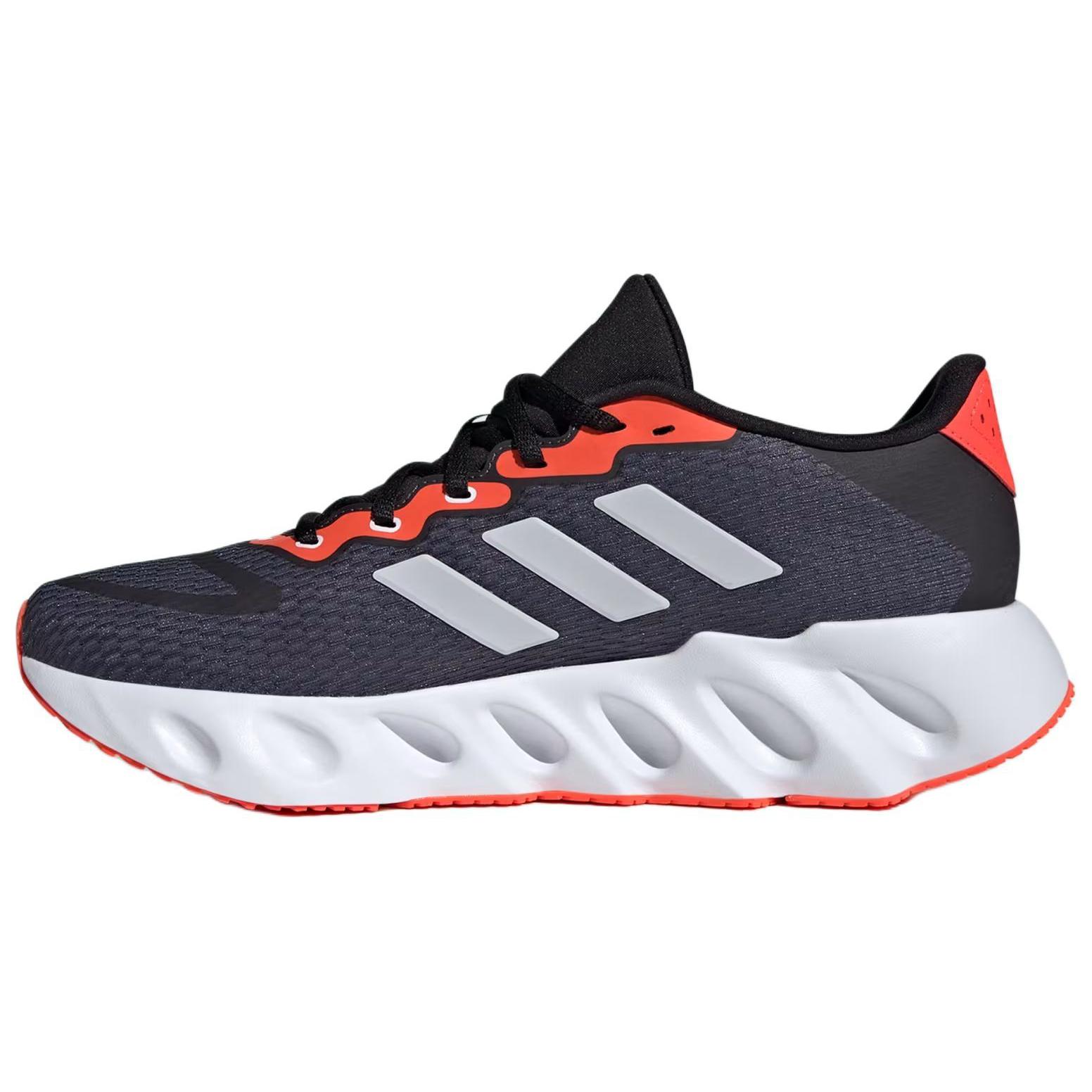 Adidas Switch Run Comfortable Cushioning, Wear Resistant Low top Running Shoes Men's Black Orange