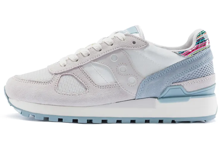 Saucony Shadow Original Running Shoes Women's Low Top Gray Blue