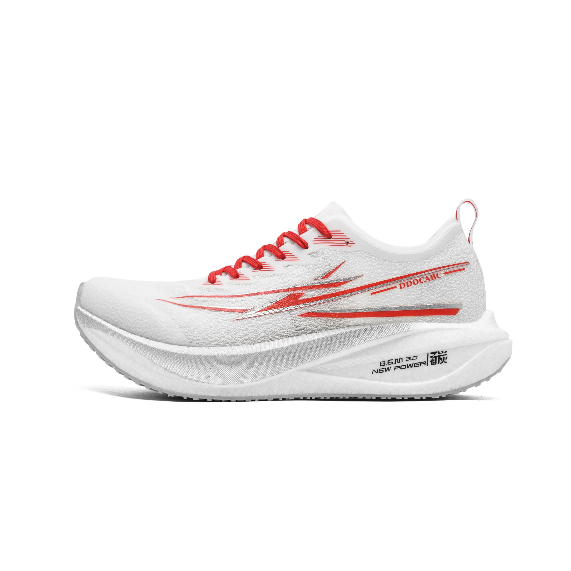 DDOCABC Running Shoes Unisex Low Top Red