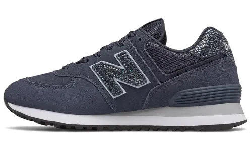 New Balance NB 574 Running Shoes Women's Low Top Marine Blue/White