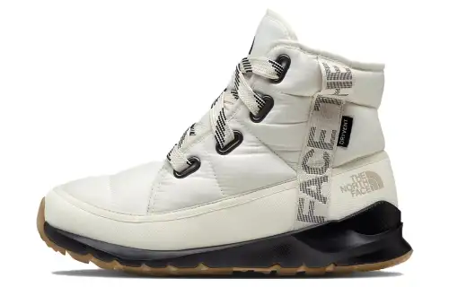 THE NORTH FACE ThermoBall Lace Up Luxe Thermal Abrasion Resistant Short Outdoor Boots Women's White
