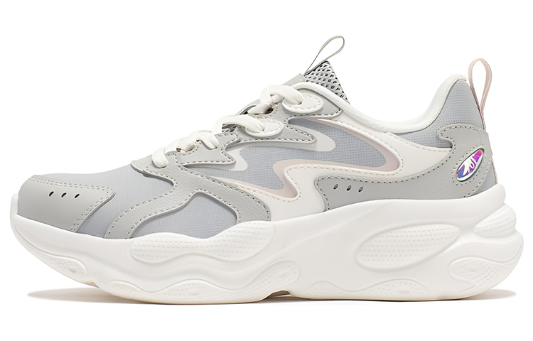 361° Versatile Cushioning Lightweight Low top Running Shoes Women’s Gray White Comfortable