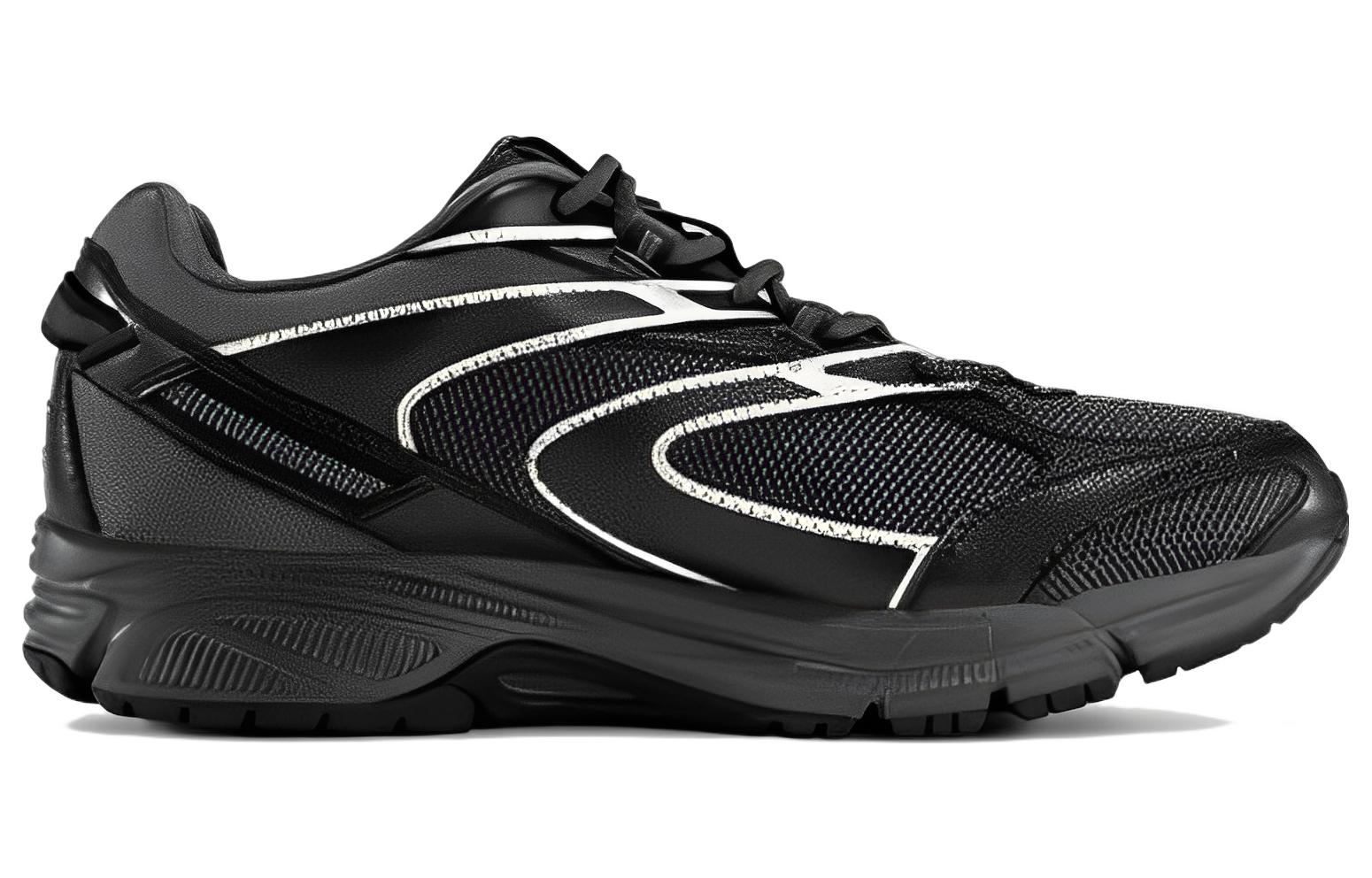 Saucony Cohesion 2K Cushioning Slip Resistant Abrasion Resistant Low top Casual Running Shoes Unisex Black Gray