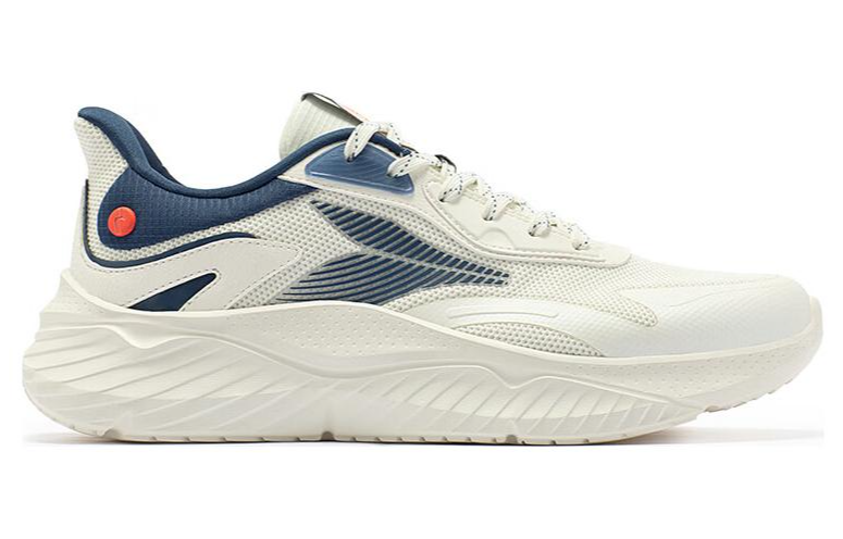 361° Comfortable And Trendy Slip Resistant, Abrasion Resistant, Breathable Low top Running Shoes Men’s White Blue