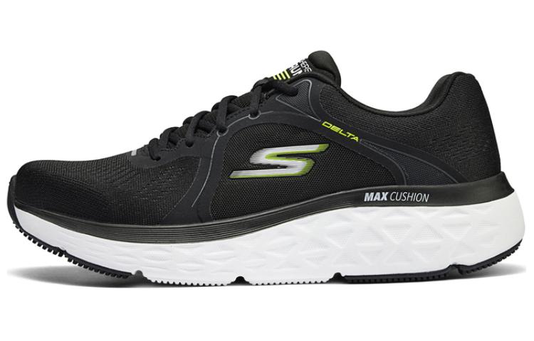 Skechers Fabric Cushioning Low top Casual Running Shoes Men’s Black Yellow