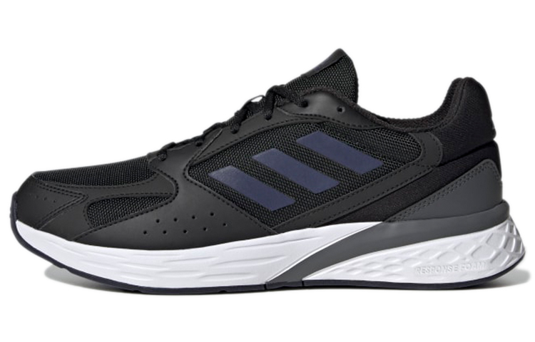 Adidas Response Running Shoes Men's Low Top Black/Blue