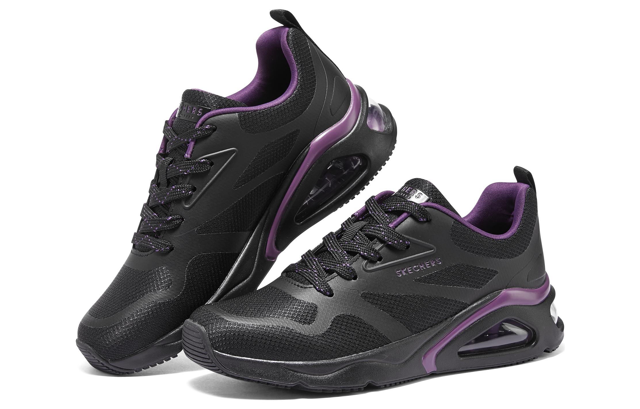 Skechers Cushioning Abrasion Resistant Cushioning, Wear Resistant Low top Running Shoes Women’s Black