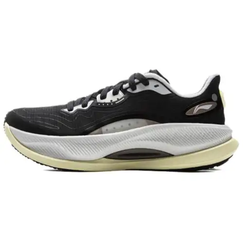 Li Ning Yueying 4 PRO Cushioning Slip Resistant Rebound Low top Casual Running Shoes Men's Black