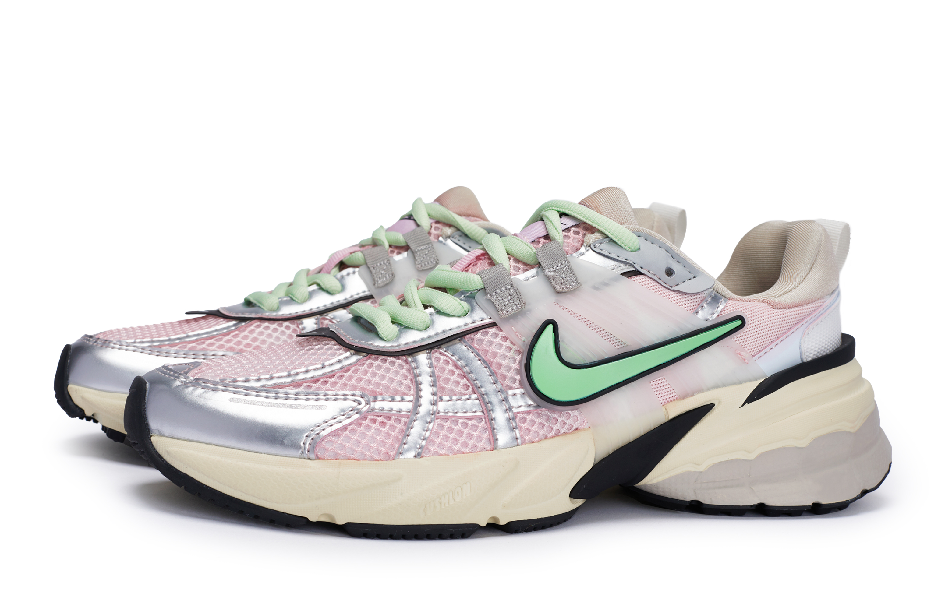 Nike V2K Run Slip Resistant Abrasion Resistant Slip Resistant Abrasion Resistant Low top Casual Running Shoes Women’s