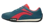 Li Ning Casual Synthetic Leather Cushioning Slip Resistant Abrasion Resistant Rebound Low top Running Shoes Men's