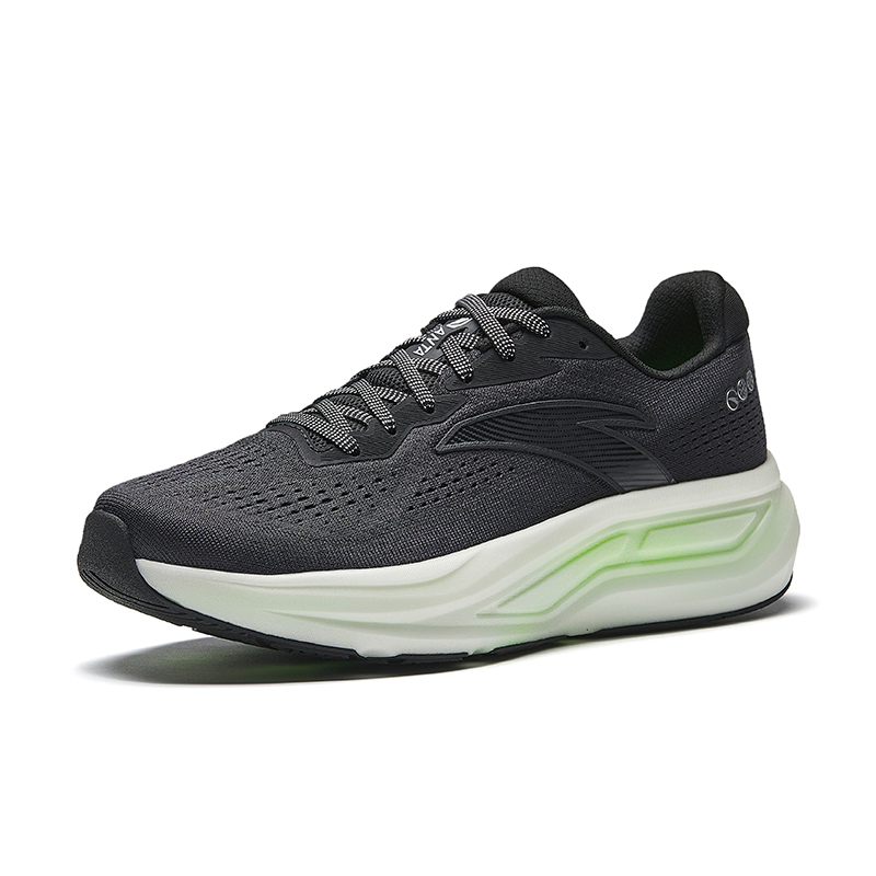 Anta Innovation Run 6 Cushioning Rebound Low top Casual Running Shoes Men’s Basic Black
