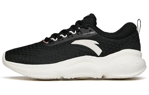 Anta Cushioning Low top Running Shoes Women's Black White