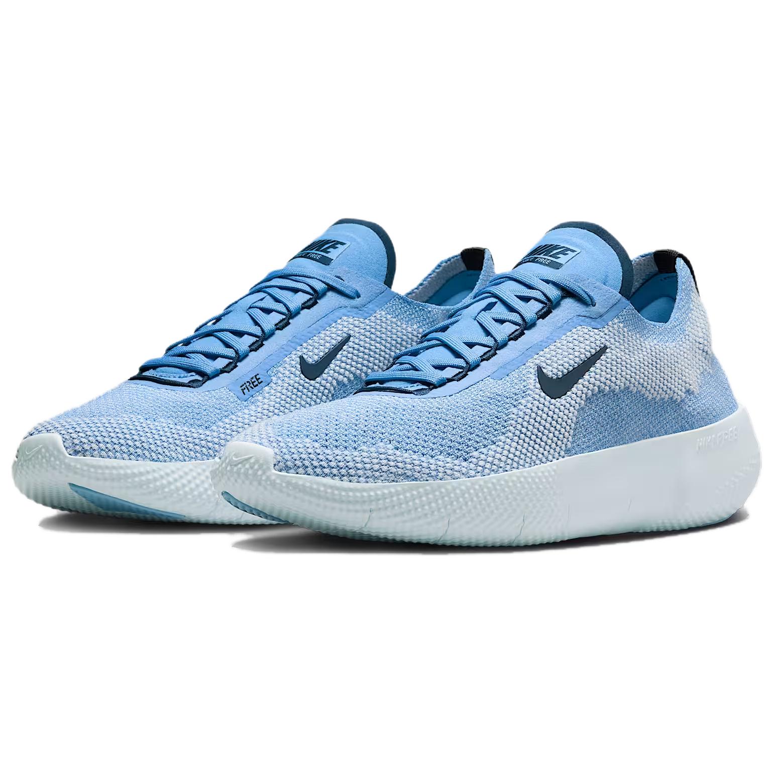 Nike Free 2025 Abrasion Resistant Low top Running Shoes Men’s Blue