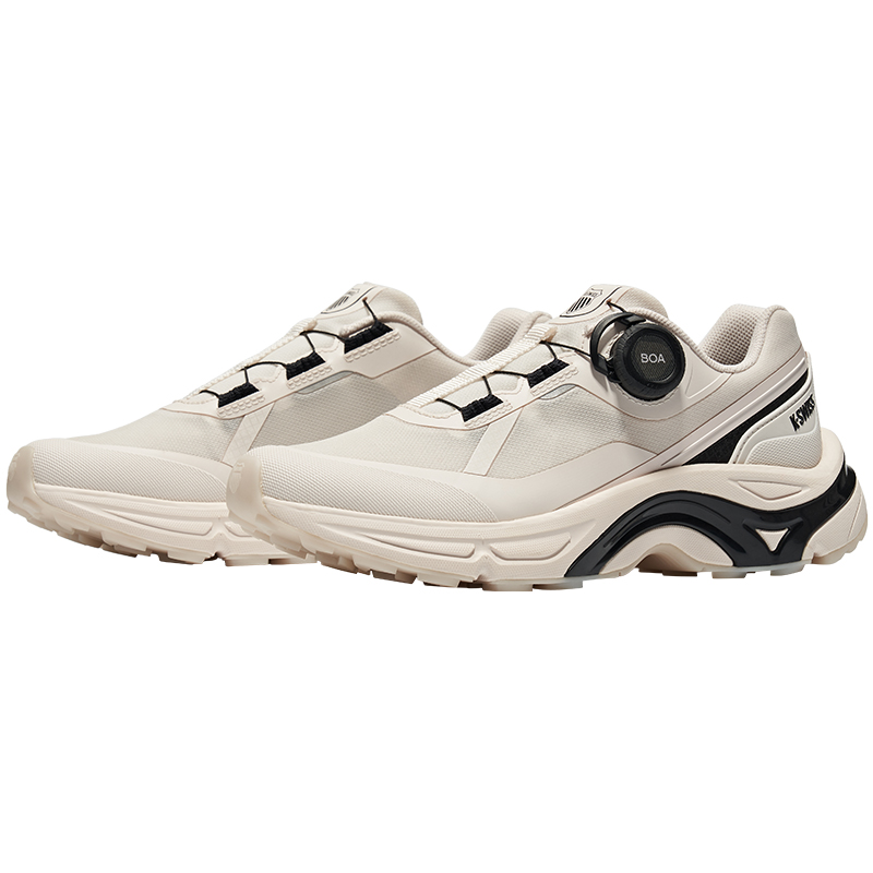 K·SWISS Textile, Synthetic Leather Low top Running Shoes Women’s Ecru