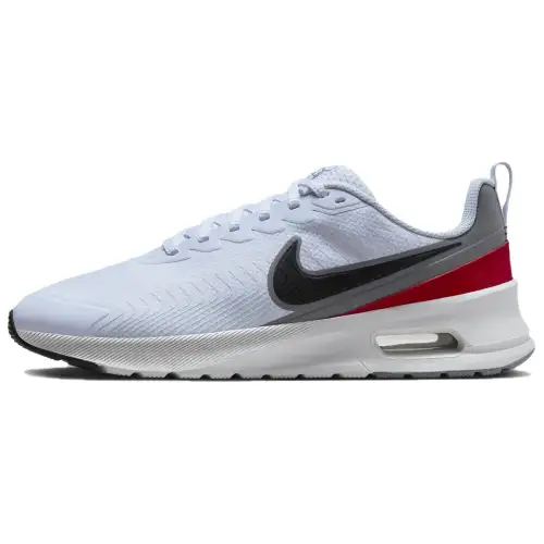 Nike Air Max Nuaxis Football Grey White Gym Red