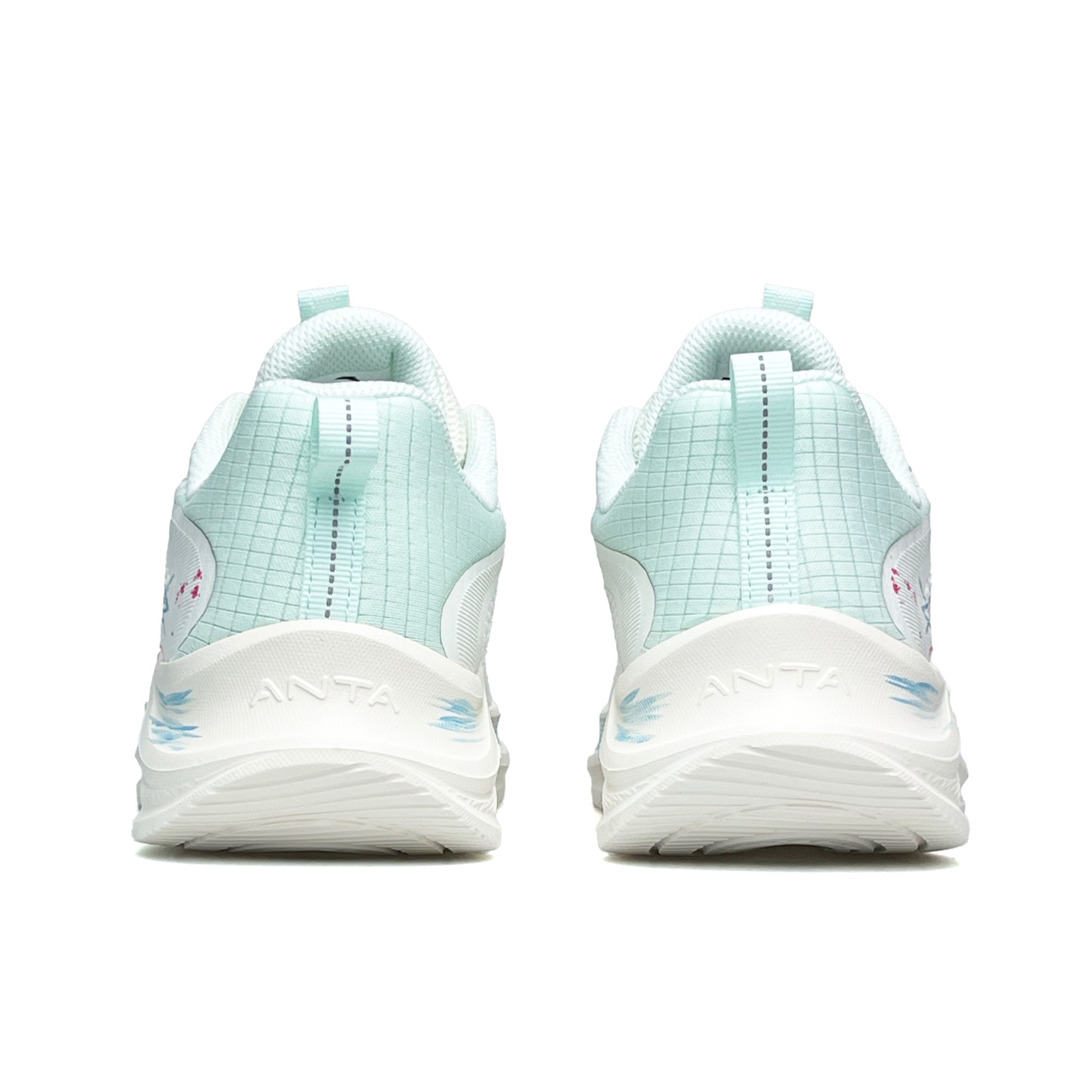 Anta Slip Resistant Coverage Balance Low top Casual Running Shoes Women’s White Pink Blue