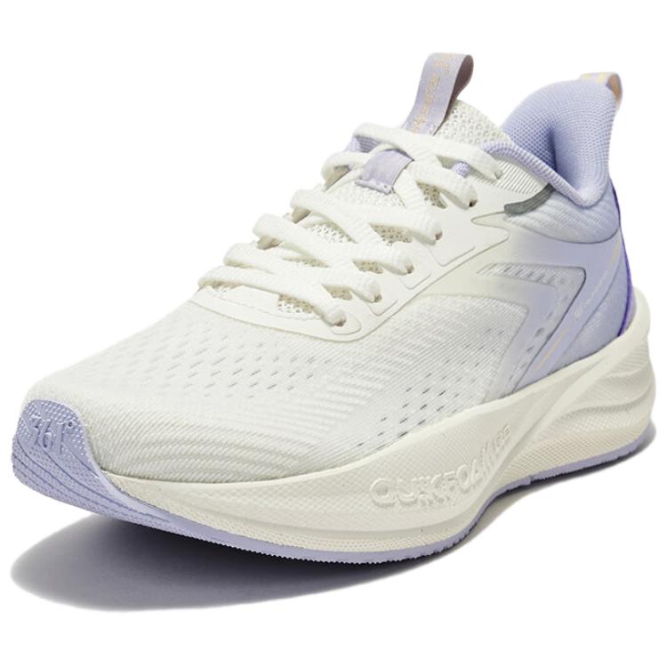 361° Abrasion Resistant Breathable Low top Casual Running Shoes Women’s White Purple