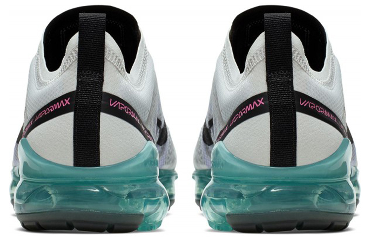 Мужские кроссовки Nike VaporMax 2019 Aurora Green (серые с зеленым) — 铂金色 — фото 5