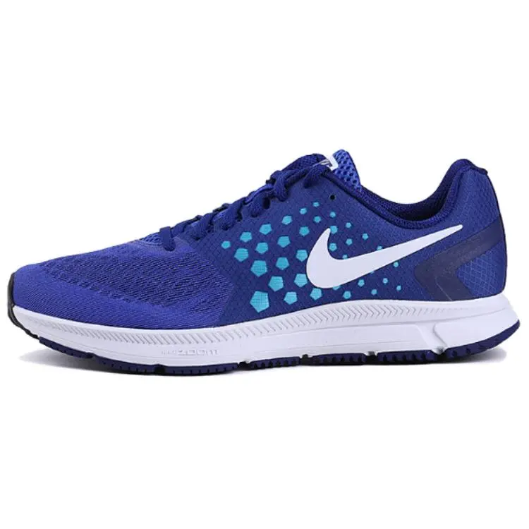 Nike Zoom Span 1 Comfortable Slip Resistant Abrasion Resistant Low top Running Shoes Men's Blue White