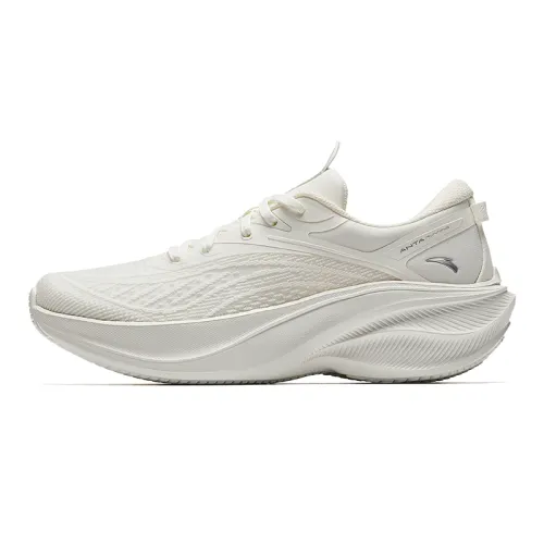 Anta Leaf 5.0 Textile, Mesh Slip Resistant Abrasion Resistant Low top Casual Running Shoes Women's White