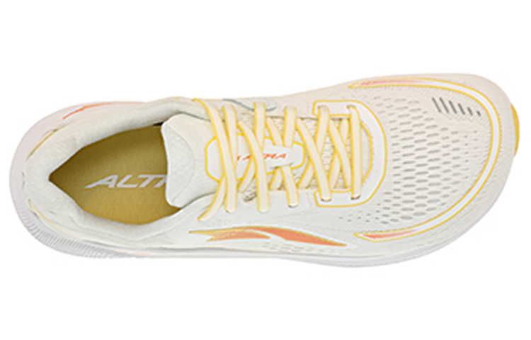 Altra Mesh Cushioning Slip Resistant Abrasion Resistant Low top Running Shoes Women’s Yellow White