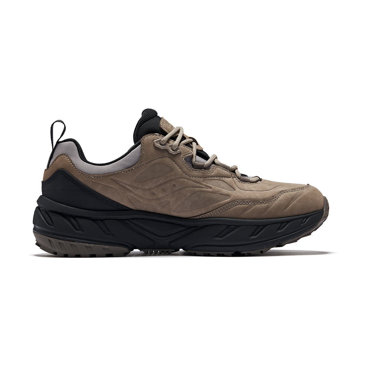 Saucony CYBER WEB Slip Resistant Low top Casual Shoes Unisex Khaki Gray Blue