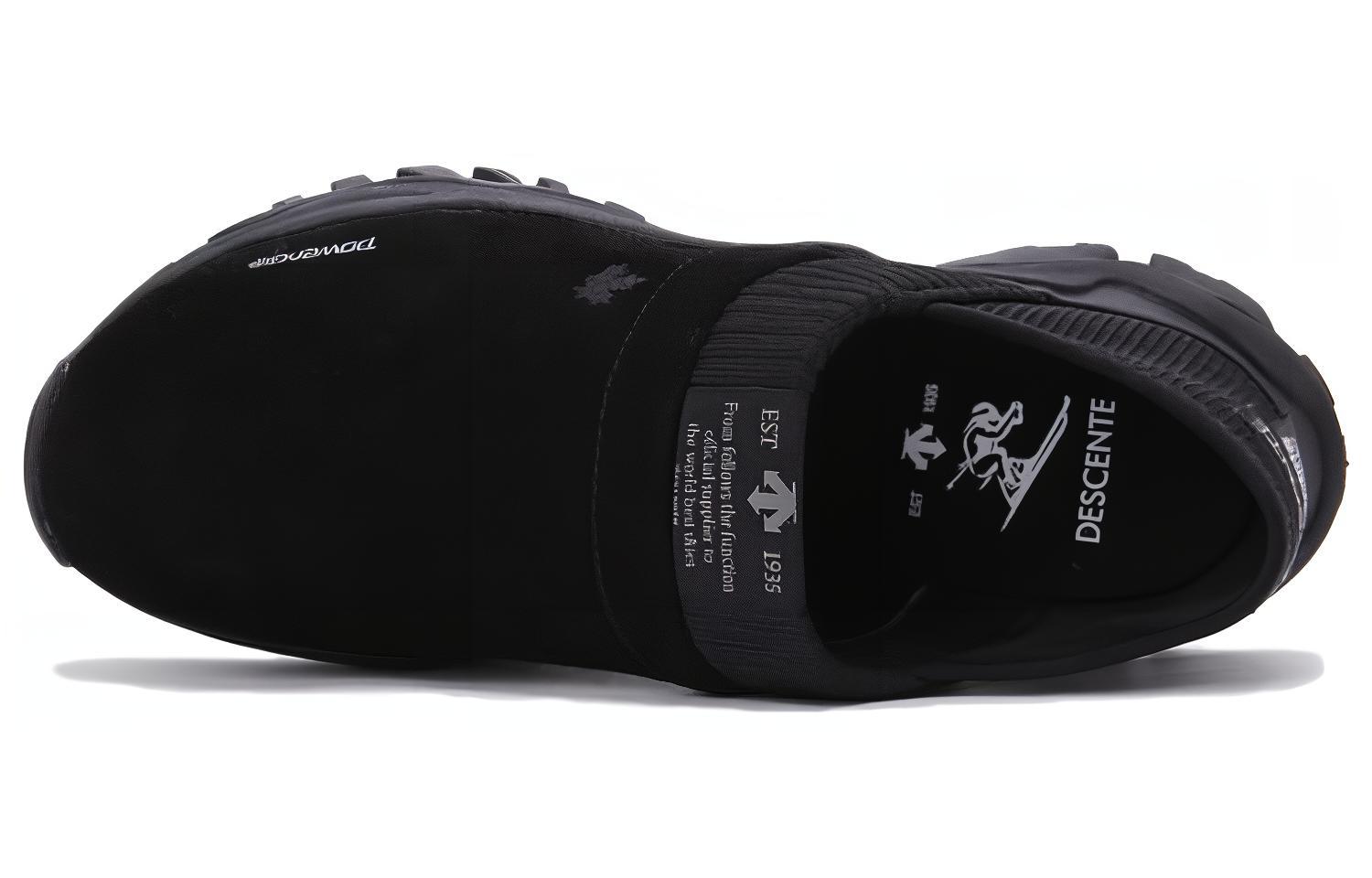 DESCENTE Slip on Cushioning Abrasion Resistant Cushioning, Wear Resistant Low top