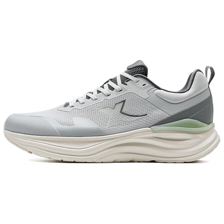 XTEP Cloud 1.0 Abrasion Resistant Coverage Low top Casual Running Shoes Men’s Gray White