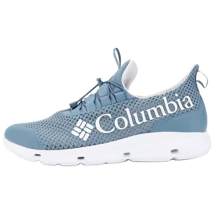 Columbia River Trekking Shoes Fabric Cushioning Breathable Support Lightweight Low top Outdoor Shoes Men’s Gray Blue